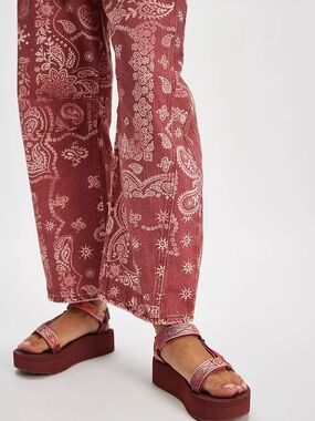 NEW! Free People Teva Platform Universal Sandals Sz 10